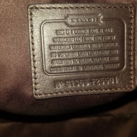 ** Sold Coach Signature Jacquard Satchel - Picture 5 of 9